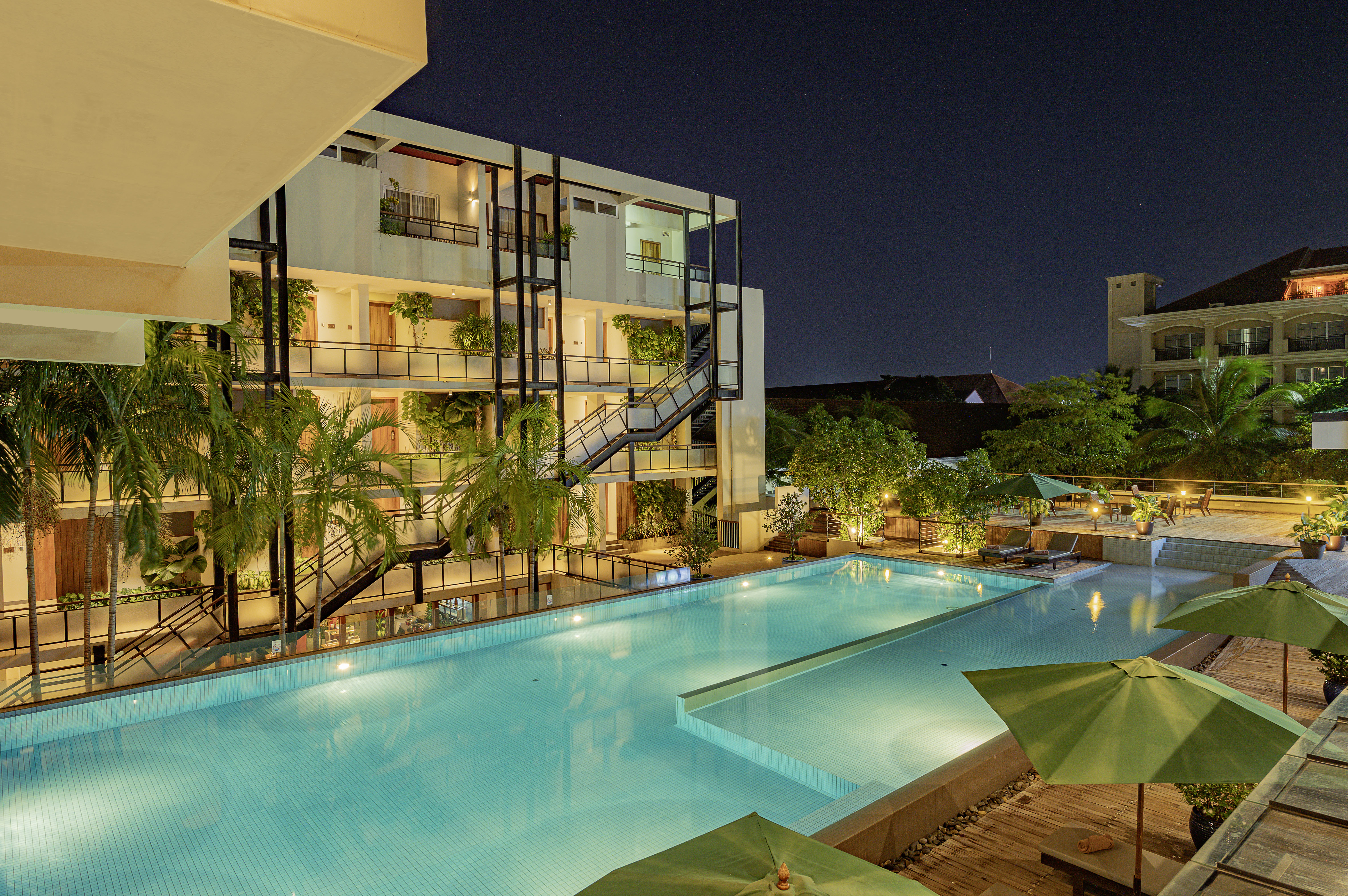Poolside View