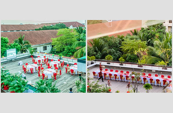 Golden hour and a seat at the table.